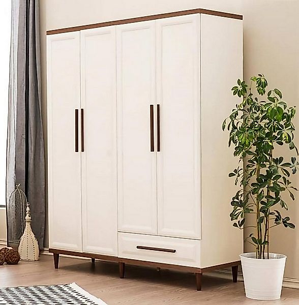 JVmoebel Kleiderschrank Weiß Kleiderschrank Schlafzimmer Schrank Einrichtun günstig online kaufen