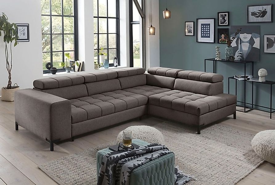 exxpo - sofa fashion Ecksofa »Bocco, hochwertige Verarbeitung, toller Sitzk günstig online kaufen
