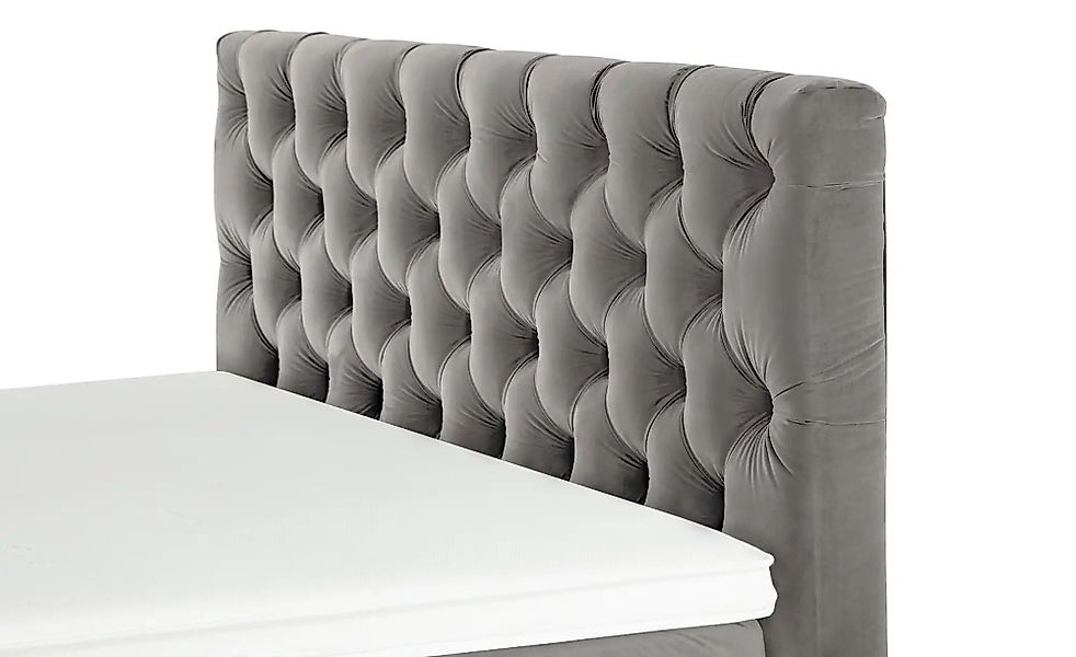 Jette Home Boxspringbett  Jette Glam ¦ grau ¦ Maße (cm): B: 182 H: 132,5 Be günstig online kaufen