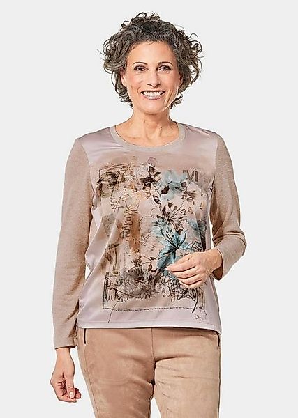 GOLDNER Print-Shirt Kurzgröße: Blusenshirt mit Frontmotiv günstig online kaufen