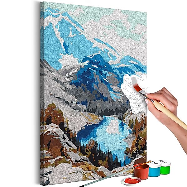 Malen Nach Zahlen - Lake In The Mountains günstig online kaufen