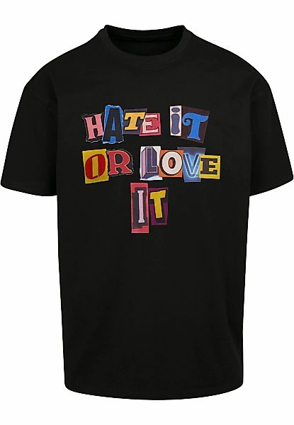 Upscale by Mister Tee T-Shirt "Upscale by Mister Tee Unisex Hate it or Love günstig online kaufen
