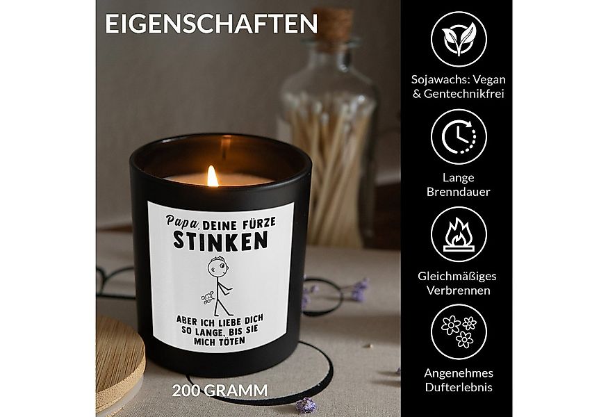 22Feels Duftkerze Deko Papa Geschenk v Tochter Vater Fürze Stinken Vatertag günstig online kaufen