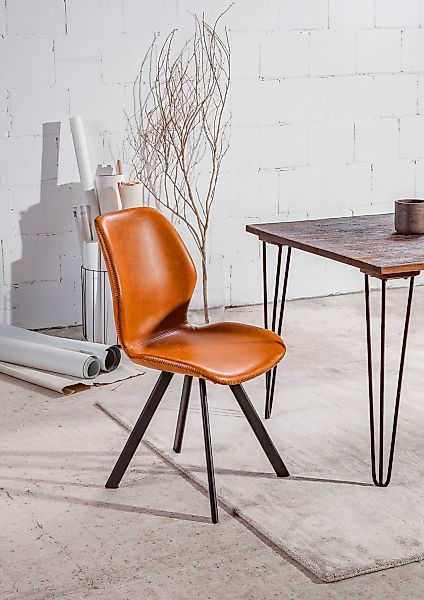 Gutmann Factory Esszimmerstuhl "Chill" (Set) 2 Stk. Kunstleder mit markante günstig online kaufen