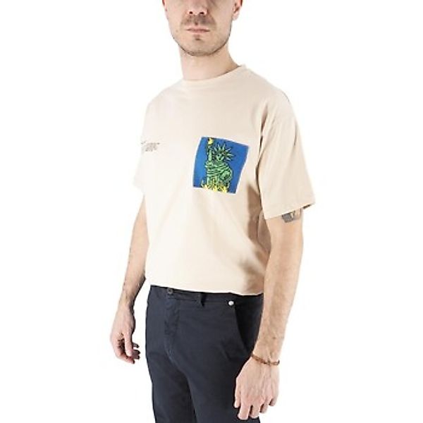 Ko Samui Tailors  T-Shirts & Poloshirts Beiges T-Shirt Liberty in bergre günstig online kaufen