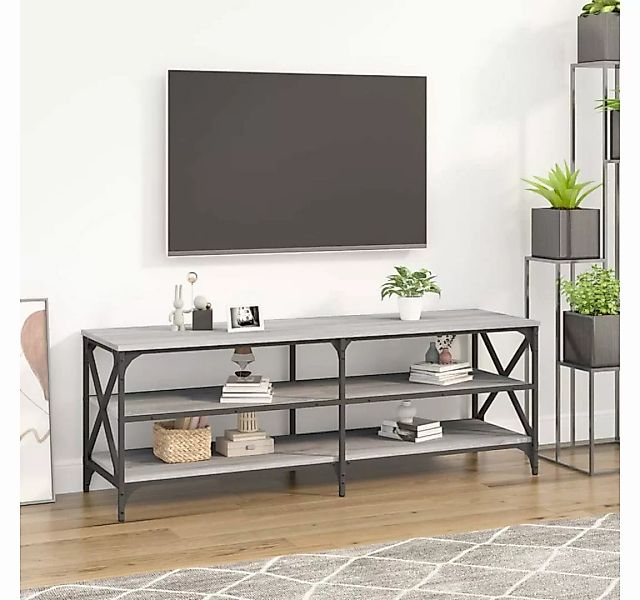 furnicato TV-Schrank Grau Sonoma 140x40x50 cm Holzwerkstoff günstig online kaufen