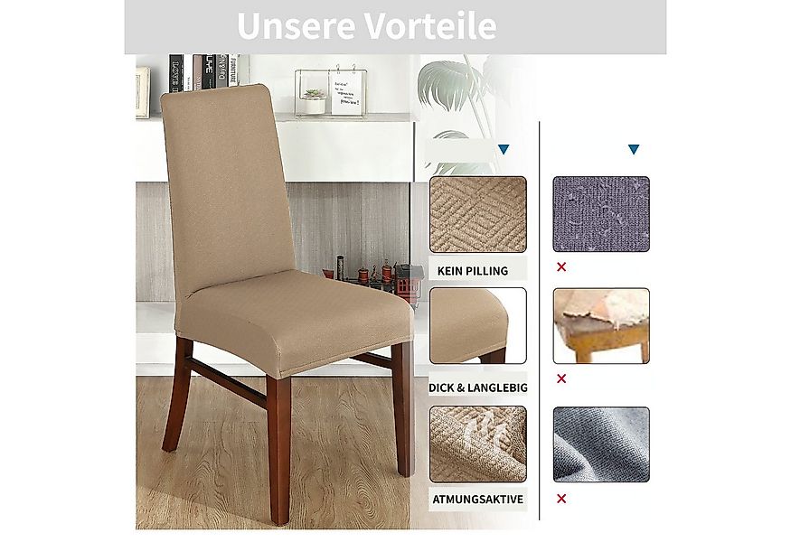 BYSURE Stuhlhusse, Stuhlbezug Hussen für Esszimmer günstig online kaufen