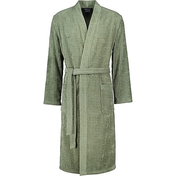 Cawö Bademäntel Herren Kimono Waffelpique 5508 - Farbe: field - 453 - S günstig online kaufen