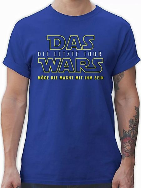 Shirtracer T-Shirt Das Wars - Letzte Tour JGA Männer günstig online kaufen