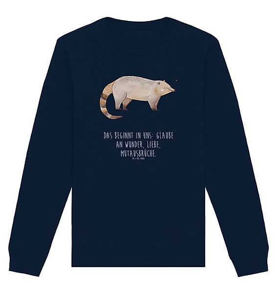 Mr. & Mrs. Panda Longpullover Nasenbär Größe L - French Navy - Geschenk, Rü günstig online kaufen