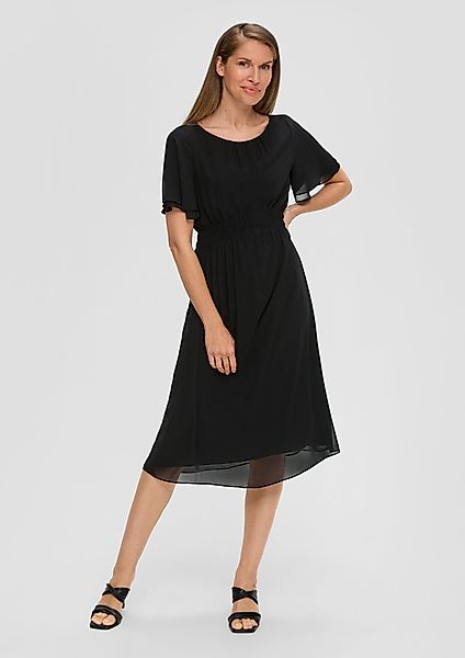 s.Oliver BLACK LABEL Minikleid Chiffon-Kleid mit günstig online kaufen