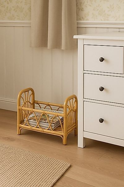 moebel-direkt-online Zeitungsständer Rattangeflecht, beigefarben günstig online kaufen