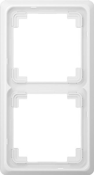 Jung Rahmen 2-fach aws waage/senkrecht CDP 582 WW - CDP582WW günstig online kaufen
