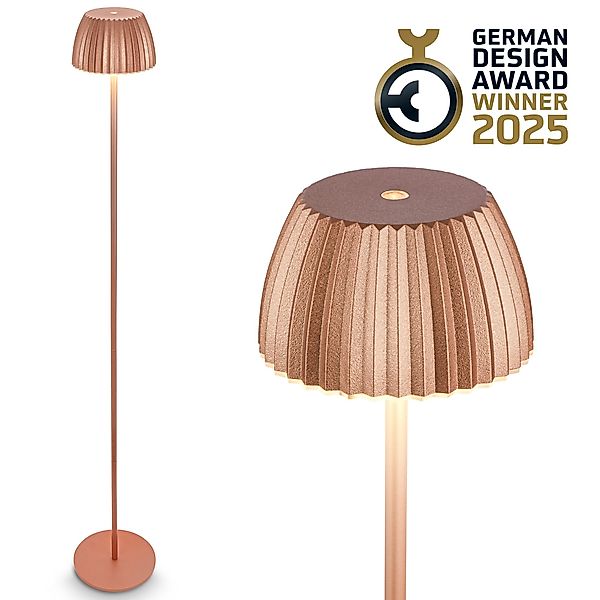Briloner Leuchten LED Stehlampe Riffle Stehleuchte günstig online kaufen