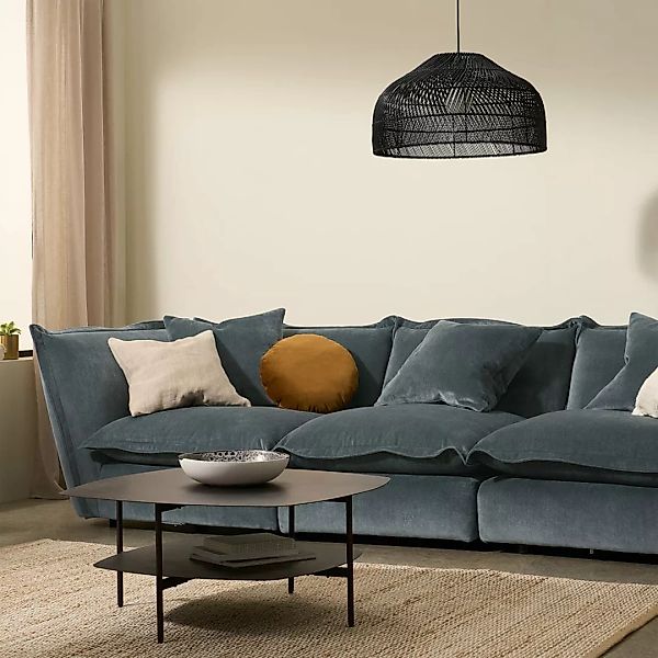 Fernsby Sofa-Eckmodul, Chenille in Fichtengruen - MADE.com günstig online kaufen
