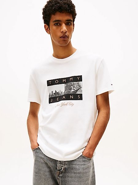 Tommy Jeans T-Shirt "TJM PHOTO FLAG" Jersey, mit Fotoprint, regular fit, Ru günstig online kaufen