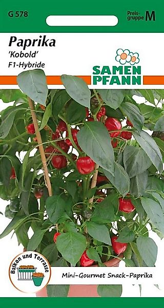 SAMEN PFANN Gemüsesamen Paprika, Snack-Paprika, Kobold F1 - Paprika-Samen S günstig online kaufen
