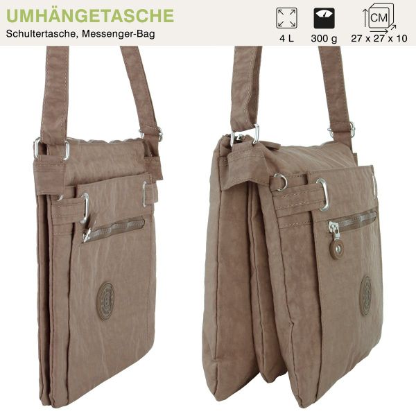 compagno Henkeltasche, Sportive Umhänge-Tasche 3-Fächer mit günstig online kaufen