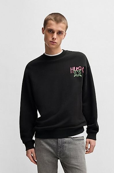 HUGO Blue Sweatshirt Nigotil Unisex, mit großem Rückendruck günstig online kaufen