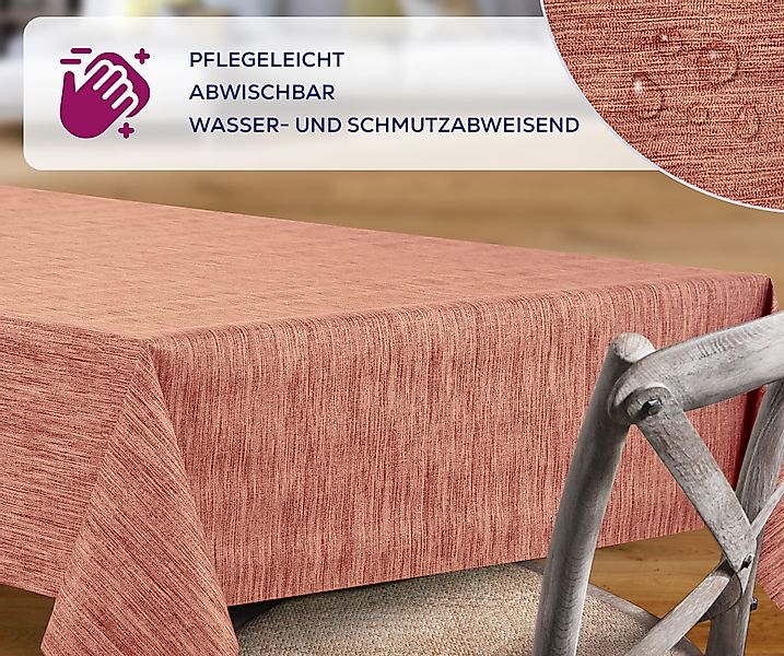 Beautex Tischdecke Wachstuchtischdecke rund oval eckig, günstig online kaufen