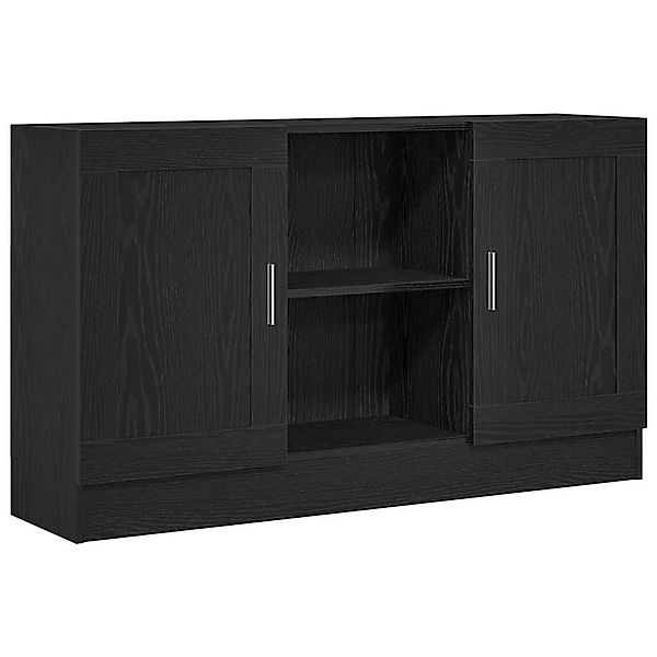 vidaXL Sideboard Schwarz 120 x 30,5 x 70 cm Holzwerkstoff 862521 günstig online kaufen