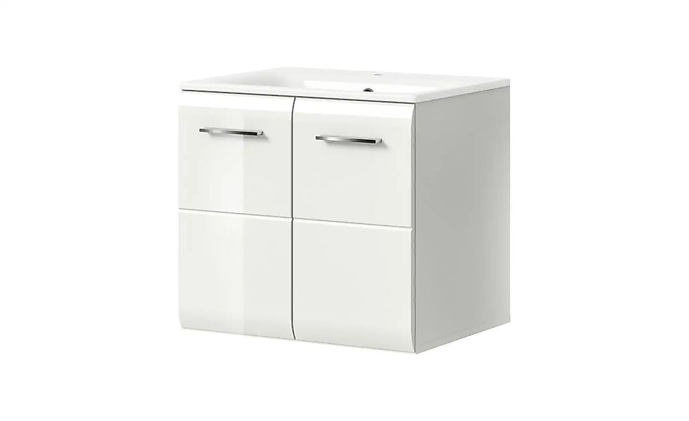 Waschtisch inkl. Waschbecken  Igelsbachsee ¦ weiß ¦ Maße (cm): B: 60 H: 55 günstig online kaufen