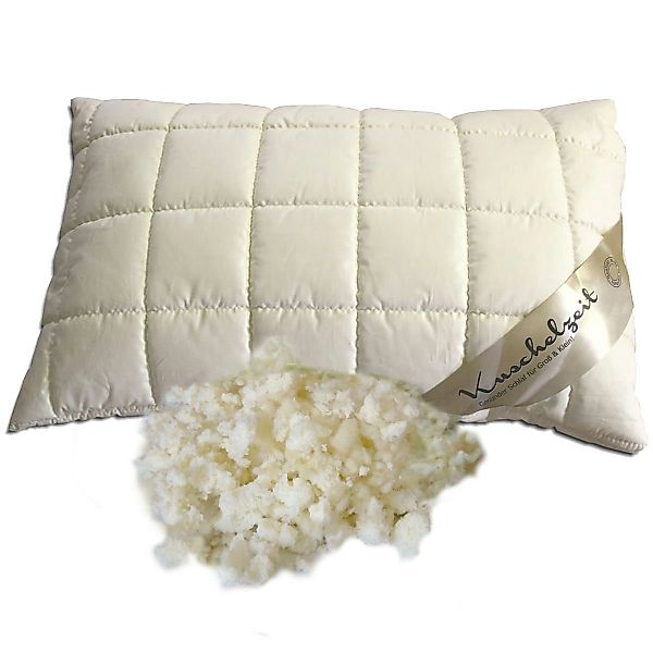 Meivita Naturfaserkopfkissen Merino Schafschurwolle Kopfkissen, Füllung: günstig online kaufen