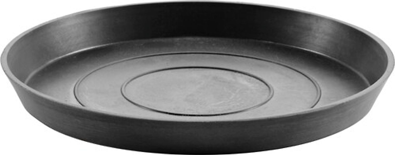 ECOPOTS Blumentopfuntersetzer »ROUND SAUCER Dark Grey« BxTxH: 28,7x28,7x3 c günstig online kaufen