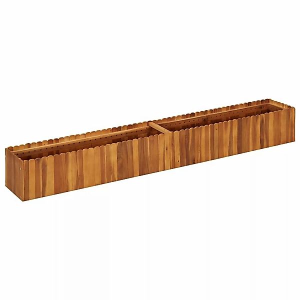 vidaXL Garten-Hochbeet 200 x 30 x 25 cm Massivholz Akazie 660758 günstig online kaufen