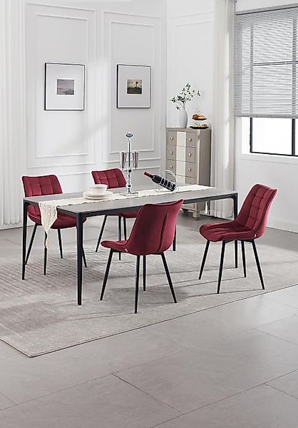Woltu 4-Fußstuhl (6 St), Küchenstuhl Polsterstuhl günstig online kaufen