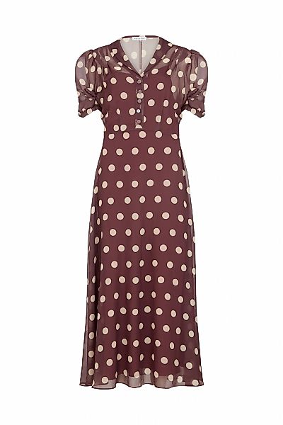 Lily and Lionel Midikleid "Julia Button Down Print Maxi Dress Damen" günstig online kaufen
