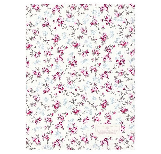 Greengate Geschirrtuch Greengate Geschirrtuch ELSY Weiß mit Blumen günstig online kaufen