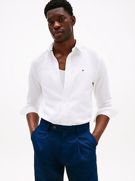 Tommy Hilfiger Langarmhemd DOBBY STRUCTURE RF SHIRT günstig online kaufen