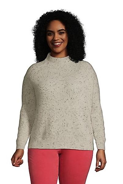 Relaxter Stehkragen-Pullover aus Kaschmir in großen Größen, Damen, Größe: 5 günstig online kaufen