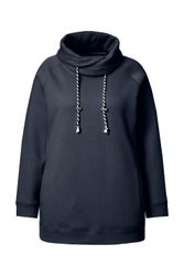 Ulla Popken Sweatshirt Sweatshirt weiter Stehkragen günstig online kaufen