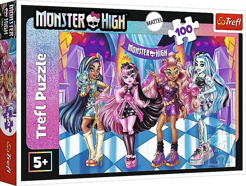Ravensburger Puzzle Ravensburger Monster High Bumper 4x100 Teile Puzzle-Set günstig online kaufen