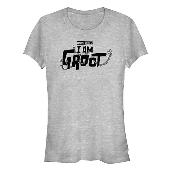 Marvel - I Am Groot - Groot Black Logo - Frauen T-Shirt günstig online kaufen