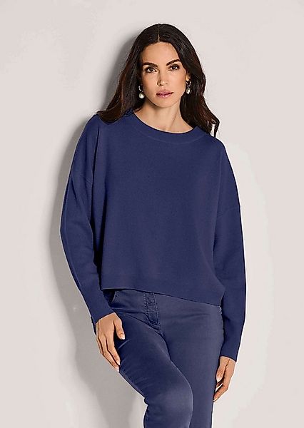 MADELEINE Strickpullover Kaschmir Pullover mit Rundhalsausschnitt Oversized günstig online kaufen