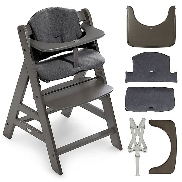 Hauck Tischsitz Alpha Charcoal Selectline, Mitwachsender günstig online kaufen