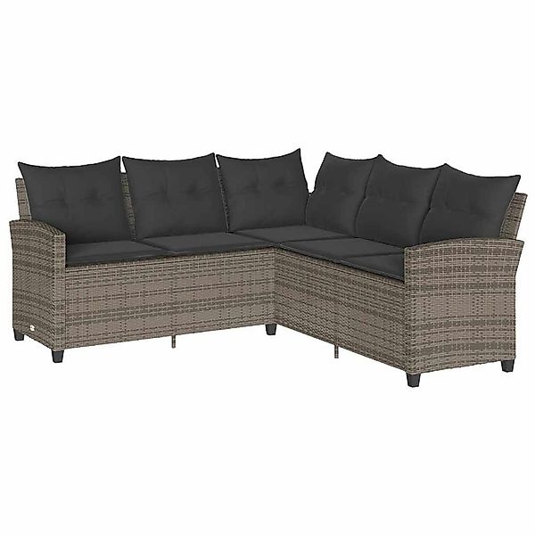 vidaXL Gartenlounge-Set L-förmiges Couchsofa mit Kissen günstig online kaufen