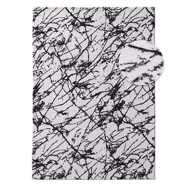 TaraCarpet Teppich Supersoft Kurzflorteppich Valetta Marmor, günstig online kaufen