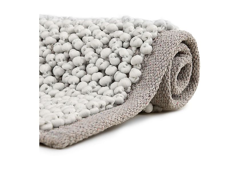 Heckett and Lane Badematte Nodo Badematte 70x120 Light Grey Badematte 70x12 günstig online kaufen