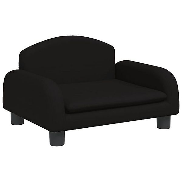 vidaXL Kindersofa Kindersofa Schwarz 50x40x30 cm Stoff günstig online kaufen