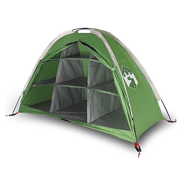 vidaXL Kuppelzelt Camping-Organizer-Zelt 9 Fächer Grün Wasserdicht, (1 tlg) günstig online kaufen