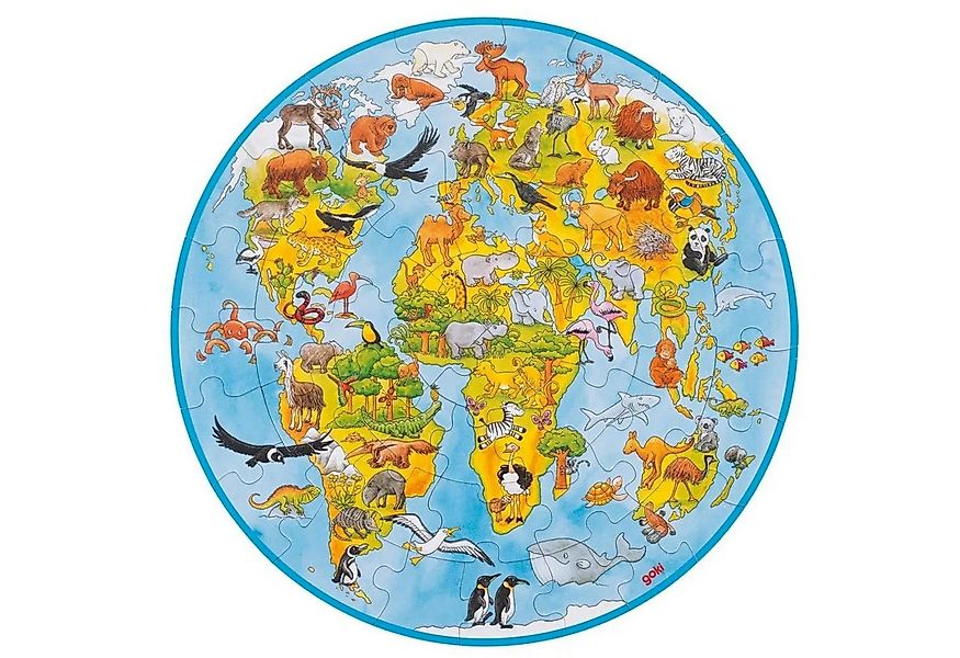 Gollnest & Kiesel Puzzle XXL Puzzle Welt, 49 Teile, 49 Puzzleteile günstig online kaufen