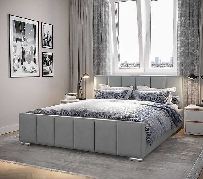 B&B Home Polsterbett Stauraumbett Schlafbett Bett Fancy (mit Bettkasten und günstig online kaufen