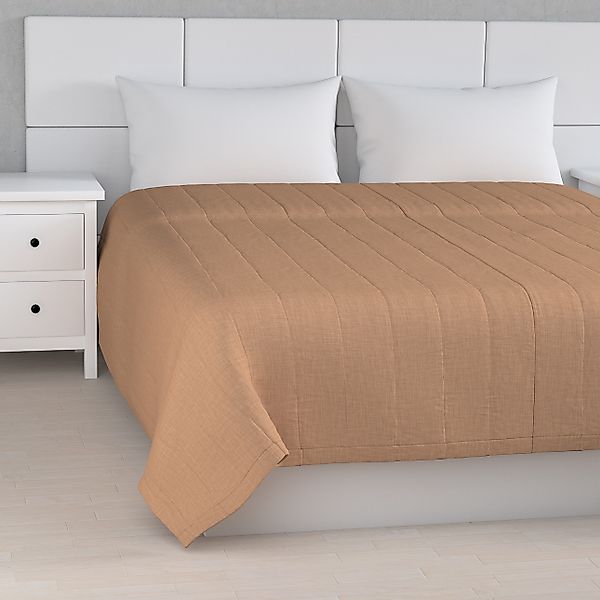 Tagesdecke mit Streifen-Steppung, sand, Sensual Premium (144-44) günstig online kaufen
