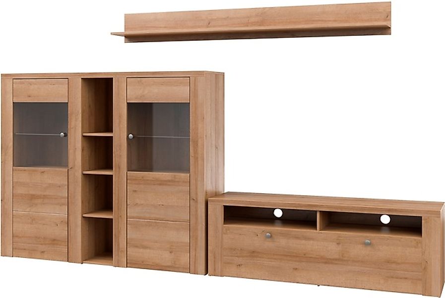 Home affaire Wohnwand »Larona, Wohnwand, Set 3 teilig,«, (3 St.), Wohnzimme günstig online kaufen