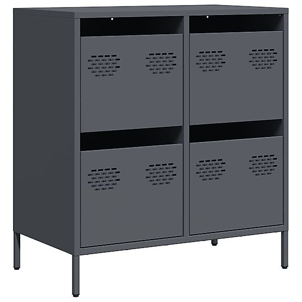 vidaXL Sideboard Sideboard Anthrazit 68x39x73,5 cm günstig online kaufen