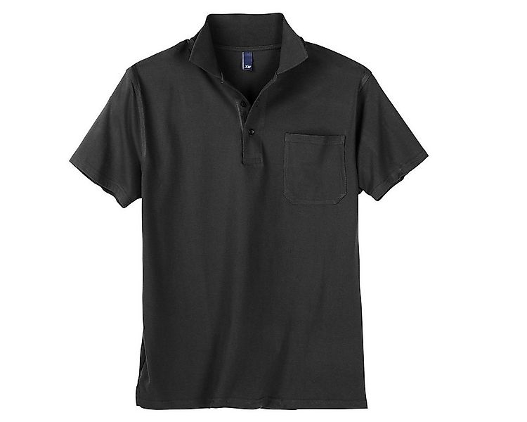 Dave's Poloshirt Dave`s Basic Poloshirt schwarz große Größen günstig online kaufen